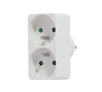 Chacon Domino 2 x 16 A - blanc