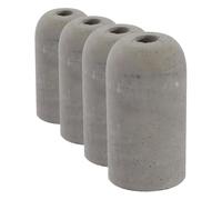 Chacon Douille Béton. E27 - Béton (Lot de 4)