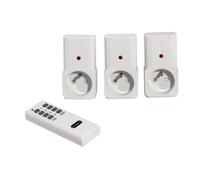 CHACON Kit de 3 prises télécommandées on/off avec télécommande 2000W