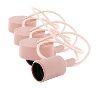 CHACON Kit de suspension en silicone - rose pâle (Lot de 3)