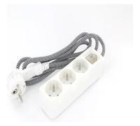Chacon - Mini multiprise 3x16A fiche plate - Noir/Blanc