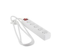Chacon - Multiprise 5x16A + interrupteur - 1,5 m - blanc Blanc