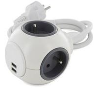 Chacon - Multiprise PowerBall Extended 4x16A - USB G