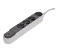 CHACON MULTISWITCH 4X16A 1,5M CIRCUIT BREAKER DARK GREY G