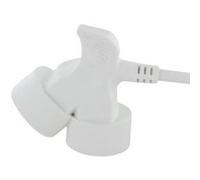 Chacon - Prolongateur double tête 3m - blanc Blanc