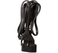 Chacon - Prolongateur EUR H03VVH2F 2x0,75mm² - 5m - noir Noir