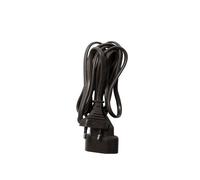 Chacon Prolongateur, H03VVH2F, 2 x 0.75mm2, 2.5A, 5m, noir, 5 m, Mâle-Femelle, Noir