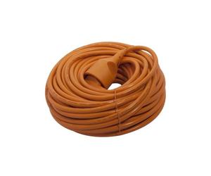 CHACON-Prolongateur HO5VVF 3 x 1,5 mm2 25 m - Orange