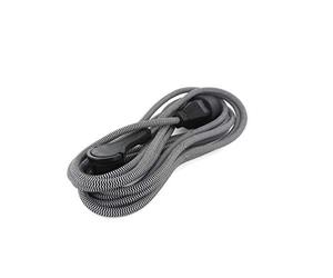 Chacon Prolongateur textil 3m 3x1,5m2 textile cable & nr fiche plate noir/blanc