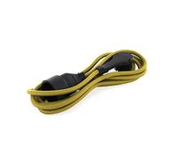 CHACON Rallonge textile khaki - avec fiche plate noire - 5m (SCH)