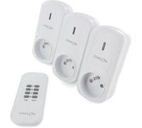 CHACON Set de 3 prises On/Off+ Télécommande 2000W - FR