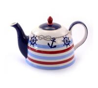 ChaCult | Théière Silje | Théière en céramique décorée | Grande Théière 1,9 Litres | Capacité théière pour 8 tasses