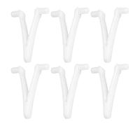 Chaies Clip Papillon pour Piscine - Fixation Piscine pour Brosse Spa Piscine | Clip en V pour écumoire Piscine pour Filet d'écumoire, Clip en V Universel pour Piscine et Spa