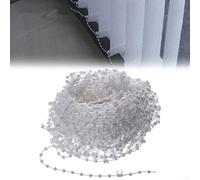 Chaîne à maillons inférieurs pour stores verticaux, stores romains et installations de volet roulant (89 mm) de longueur 20 m de long compatible avec lattes de 100 mm et 117 mm