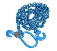 Chaîne coulissante G100 à profil rond, 2 crochets + maillon de raccordement, 3 m