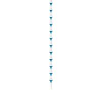 Chaîne de gouttière à douze coupelles 12 Coupes Métalliques Décoratives