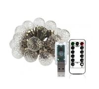 Chaîne De Lumière Solaire, Boule Ronde En Forme D'ananas, Fil De Cuivre Abs, Lampes Suspendues De Maison Élégantes Pour La Maison