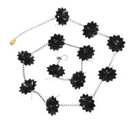 Chaîne de Pluie pour Gouttière en Fer Noir, 12 Tasses, 8,5 Pieds | Installation sans Perçage Mural, Réduit L’érosion à Base du Toit, avec Crochet, pour Jardin et Porche
