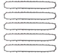 Chaîne de scie 3/8" 1,6 mm 72 maillons, compatible avec Stihl, longueur 50 cm, lot de 5 pièces
