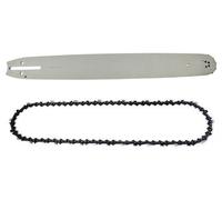 Chaîne de scie de 20 pouces - Kit de remplacement - Pour tronçonneuse Husqvarna - Pas 3/8 pouces - Chaîne complète - Avec guide-chaîne
