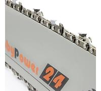 Chaîne de tronçonneuse à burin complet Longueur de coupe 40 cm 3/8 1,5 mm 60 TG Compatible avec Dolmar AEG Bosch Husqvarna