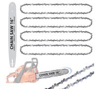 Chaîne de tronçonneuse chaîne tronçonneuse - 40 cm - 59 maillons d'entraînement - 3/8 LP - Lot de 4