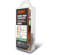 Chaîne de tronçonneuse OZAKI sous coque semi carrée 1/4'' .043 (1,1 mm) 56 entraîneurs ( E56 )
