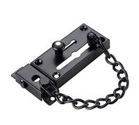 Chaîne de Verrouillage de Porte, KAIISSA Boulon de Porte en Acier Inoxydable Chaîne de Porte Antivol Verrou Coulissant Loquet de Sécurité de Porte Chaîne Plus épaisse avec Vis, pour Fenêtre de Porte