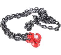 Chaîne d'haltérophilie, acier allié, diamètre 8 mm, longueur 3 m, capacité de charge 2 T, crochet pour chariot élévateur à fourche