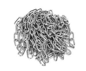 Chaîne En Acier Inoxydable 304-10 m X 3 mm - Maillons Soudés | NAMYEUT, Métal, Utilisation Intérieure Et Extérieure, Suspension, Jardin, Atelier, Bricolage, Animaux, Vélo, Décoration