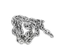 Chaîne en acier inoxydable, Chaîne soudée en acier inoxydable 304, diamètre de 3 à 10mm, liaison levage robuste, 1 mètre(3.0mm Diameter)