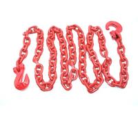Chaîne forestière carrée, 8 mm avec crochet à boucle et parallèle, chaîne arrière - 2,5 m - 8 mm