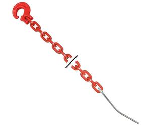 Chaîne forestière - Chaînes de débardage - Maillon carré - Classe 80 - différentes tailles Chaîne de débardage à choker avec goupille
