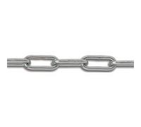 Chaine longue droite 3,5 mm acier zingué 25 m CHAPUIS 995/3.5MMZ
