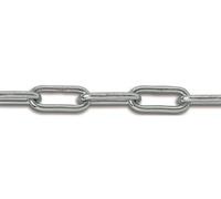 Chaîne longue droite 3,5mm acier zingué 25m - - BO35E
