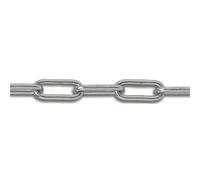 Chaîne longue droite 995 2,5 mm 25 m acier zingué