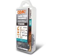 Chaîne OZAKI semi carrée, 3/8"" .050 (1,3 mm) low pro, induction titane - 45 entraîneurs