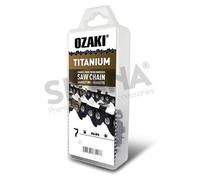 Chaîne Ozaki Semi Carrée, 3/8 .058 (1,5mm) Induction Titane - 98 Entraîneurs