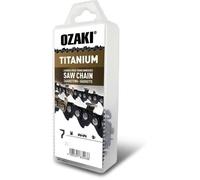 Chaîne OZAKI semi carrée - OZAKI - 3/8"" - 56 entraîneurs - 1,1mm - induction titane