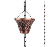 Chaînes de pluie extérieures Adaptateur Rallonge Gouttière Décoratif