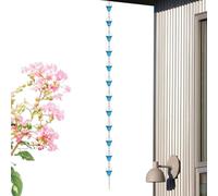Chaînes de Pluie pour Gouttières 260 cm Chaîne Lourde Décorative pour