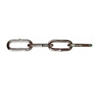 Chaînes droites maillons longs acier poli-42x12 mm CHAUBEYRE