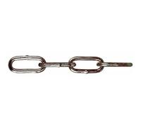 Chaînes droites maillons longs acier poli-52x12 mm CHAUBEYRE