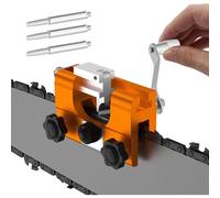Chainsaw Chain Sharpening à manivelle portable, Outil Affûteur de Chaîne Tronçonneuse de Scie pour tous les types de Tronçonneuses électriques