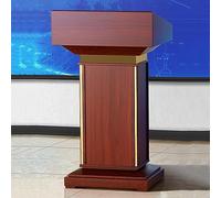 Chaire D'église avec Tiroir, Support de Podium de Conférence avec Armoire de Rangement et Plaque Déflectrice, Support de Pupitre Haut de Gamme de Personnalisation de Logo et de Texte ( Color : B )