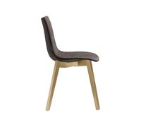 Chaise 4 Pieds Assise rembourré Sans Accoudoirs Scab Natural Zebra Pop 2806 FN M1 05 Brun Vison