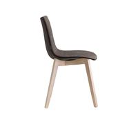 Chaise 4 Pieds Assise rembourré Sans Accoudoirs Scab Natural Zebra Pop 2806 FS M1 05 Brun Vison