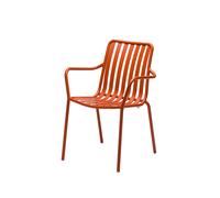 Chaise à accoudoirs Casablanca orange 58x84.2x59 cm