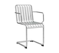 Chaise à accoudoirs d'extérieur Palissade Cantilever galvanisé WxHxD 52x81.5x54cm