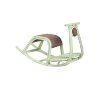 Chaise à Bascule pour Enfants Boho Rustique Intérieur Chambre Salle de Jeux Vert